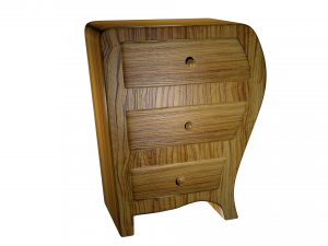 bedside table high poly made in blender 3d 3D Model