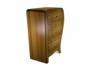 bedside table high poly made in blender 3d 3D Model