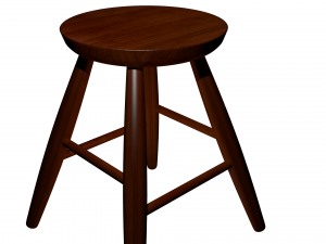 bar stool high poly made in blender 3d 3D मॉडल
