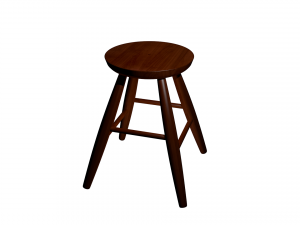 bar stool high poly made in blender 3d 3Dモデル