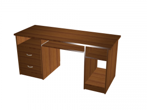 office desk low poly made in blender 3d 3D मॉडल