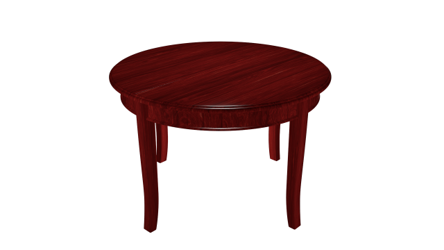 wooden round table high poly made in blender 3d 3D मॉडल .c4d .max .obj .3ds .fbx .stl .blend 