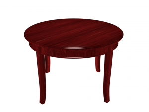 wooden round table high poly made in blender 3d 3D मॉडल