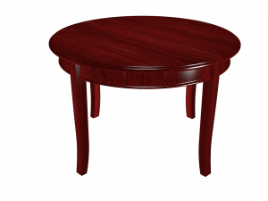wooden round table high poly made in blender 3d 3D मॉडल
