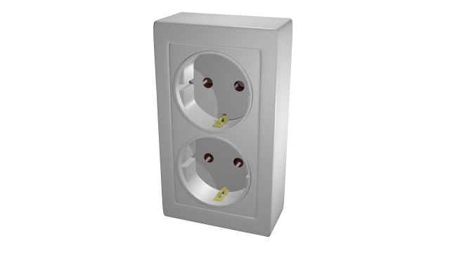 socket high poly made in blender 3d 3D Model .c4d .max .obj .3ds .fbx .stl .blend 