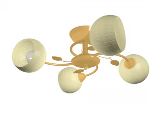 Blender 3Dで作られたシャンデリアハイポリ 3Dモデル