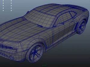 chevrolet camaro bumblebee transformers 1 3D Model