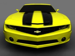chevrolet camaro bumblebee transformers 1 3D Model