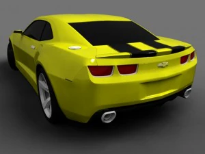 chevrolet camaro bumblebee transformers 1 3D Model