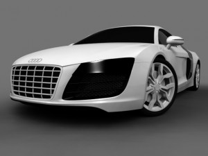 audi r8 52 fsi quattro 3D Модель
