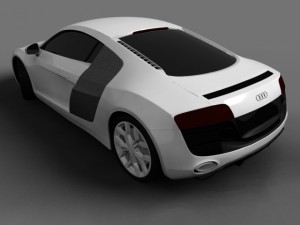audi r8 52 fsi quattro 3D Модель