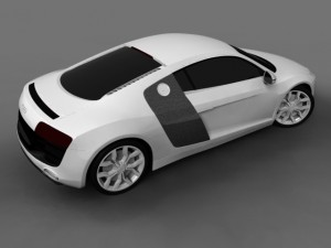 audi r8 52 fsi quattro 3D Модель