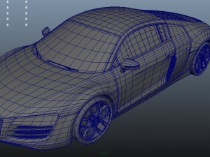audi r8 52 fsi quattro 3D Модель