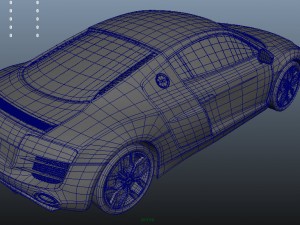 audi r8 52 fsi quattro 3D Модель