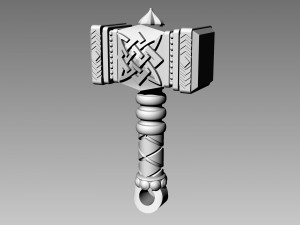 the hammer of svarog 3D Model