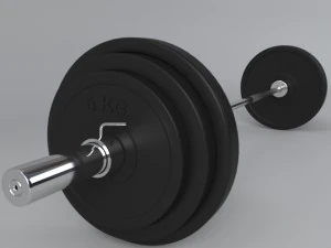 barbell 3D Model