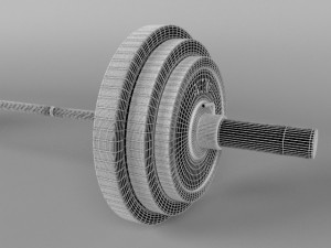 barbell 3D Model