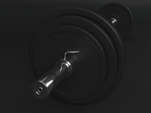 barbell 3D Model