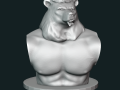 Figurine bear 3D print model 3D Print Models