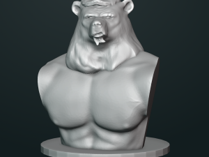 Figurine bear 3D print model 3D Принт Модель