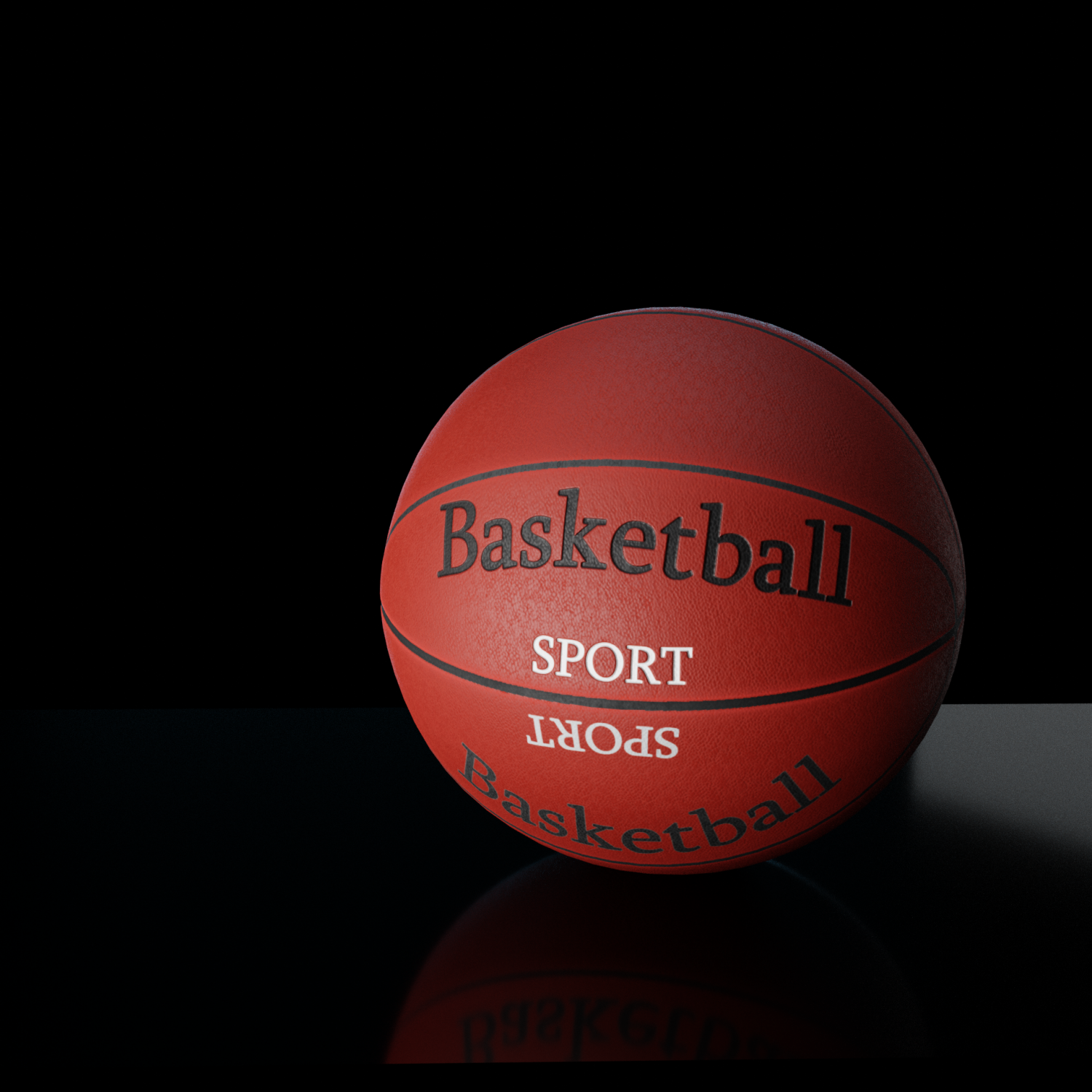 PBR Mini Basketball Court Floor | 3D model