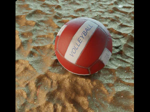 Волейбол ПБР 3D Модель