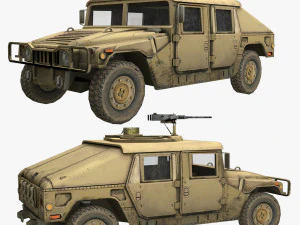 험머 험비 3D 모델