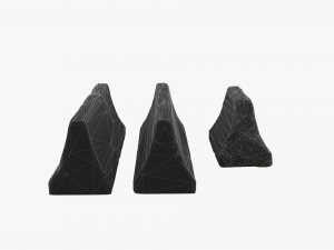 concrete barrier block 3D-Modell