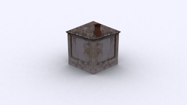 railroad building Modèle 3D .c4d .max .obj .3ds .fbx .stl .blend 