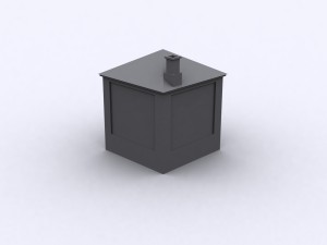 railroad building Modèle 3D