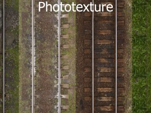 रेल फोटोटेक्सचर CG टेक्स्चर्स