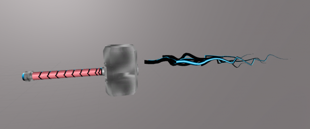 hammer of thor 3D Model .c4d .max .obj .3ds .fbx .stl .blend 