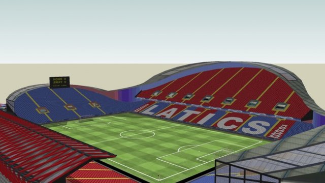 stadium 3D 模型 .c4d .max .obj .3ds .fbx .stl .blend 