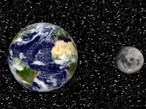 earth and moon 3D Model