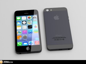 iphone 5 black 3D Model