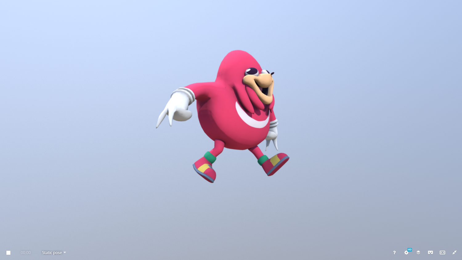 Ugandan Knuckles 3d Model In Toys 3dexport