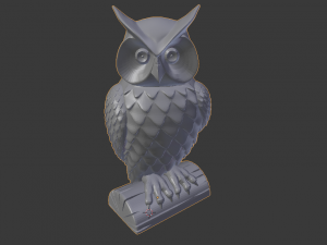 beautiful owl Modelo 3D