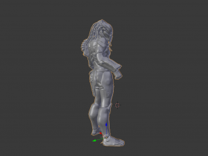 predator 3D 모델
