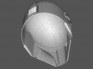 mandalorian helmet 3D Model