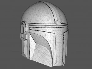 mandalorian helmet 3D Model