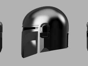 mandalorian helmet 3D Модель