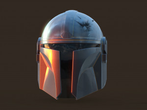 mandalorian helmet 3D Model