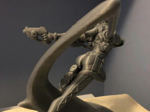 Overwatch - Tracer - Action Pose 3D Print Model
