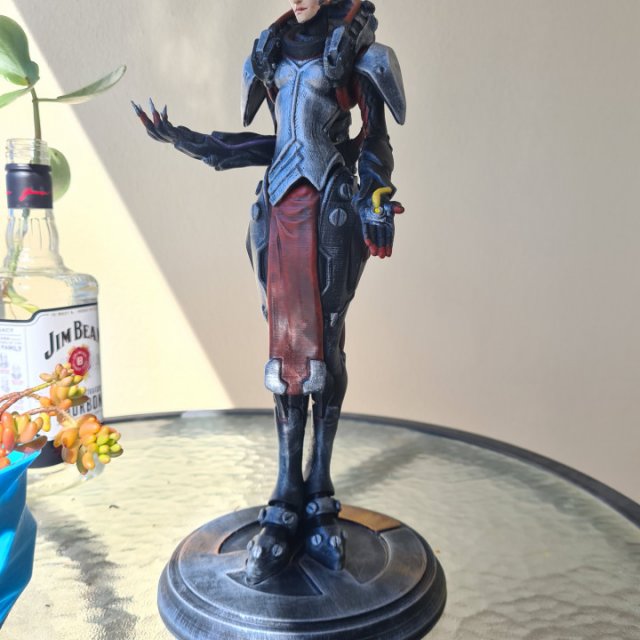 Moira Blackwatch Skin - Overwatch - 20 cm 3D Print Model .c4d .max .obj .3ds .fbx .stl .blend 