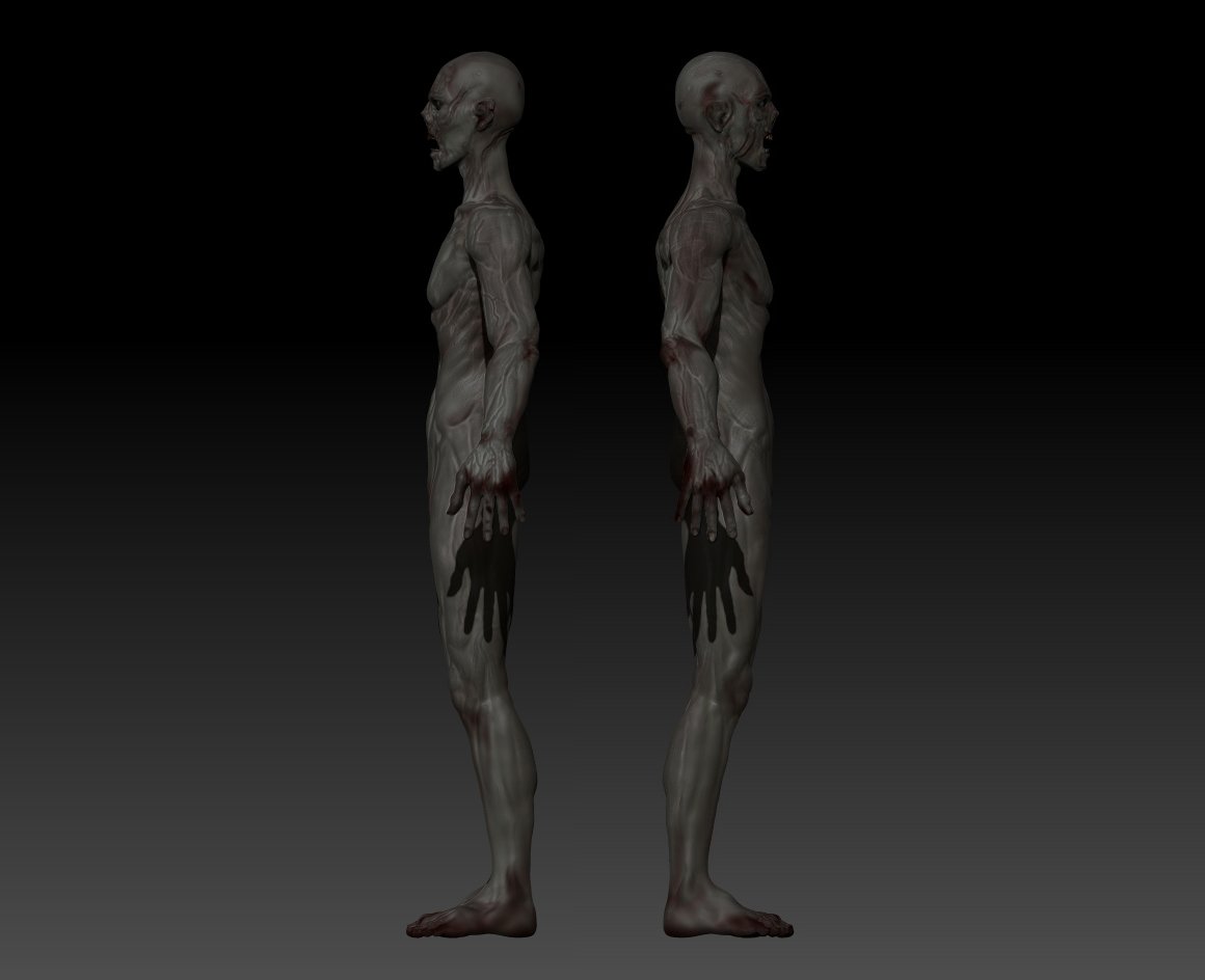 Zombie 3d model