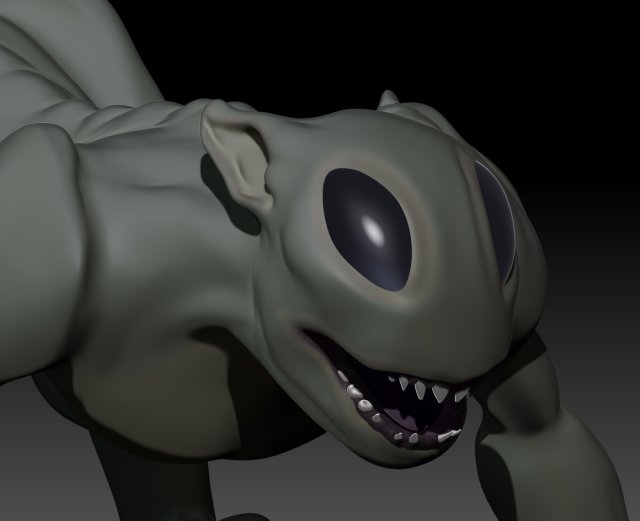 alien 3D Model .c4d .max .obj .3ds .fbx .stl .blend