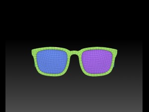glasses 3Dモデル