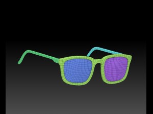 glasses 3Dモデル