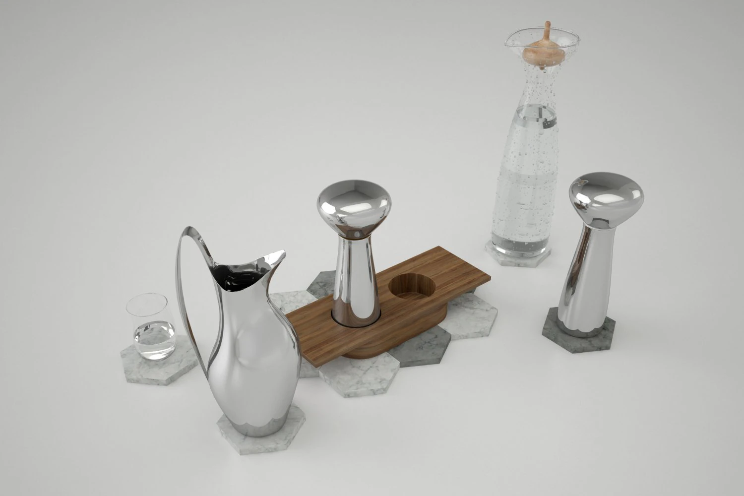 geor jensen set Model 3D .c4d .max .obj .3ds .fbx .stl .blend 