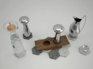 geor jensen set Model 3D